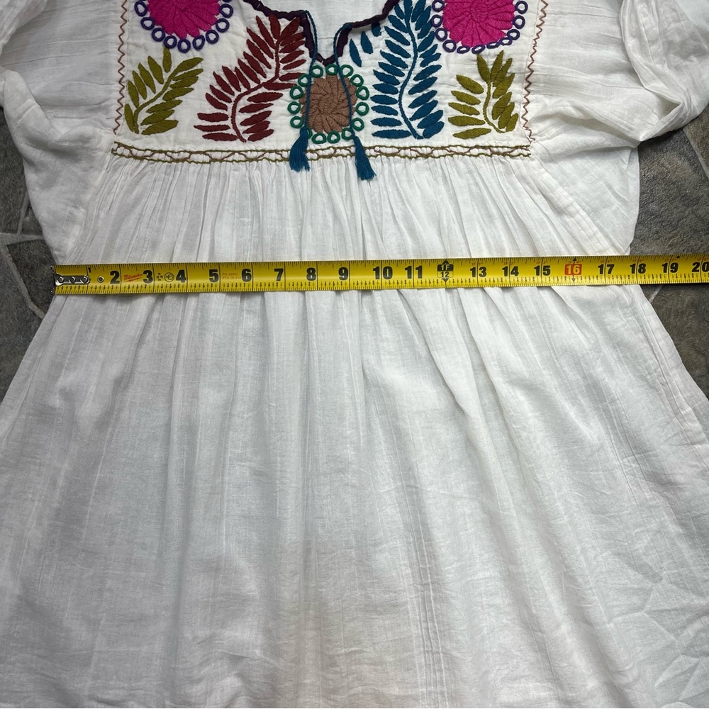 Allegra Luca Embroidered Handmade Blouse - Picture 9 of 13